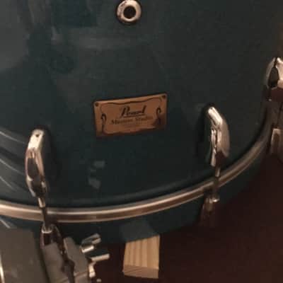 Pearl Masters studio birch 2000’s Ocean Blue Sparkle image 14