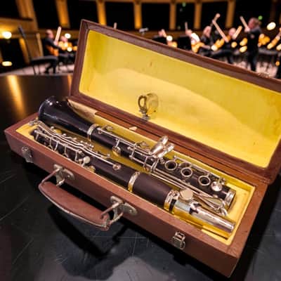 Vintage Orpheus Bb Clarinet Soviet Kyiv - Rare 19__ 588 Factory Engraving Error image 4