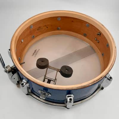 Slingerland Super Gene Krupa Radio King 5.5x14 Snare Drum 1960 - Blue Sparkling Pearl image 18