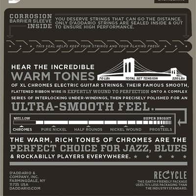 D'Addario Guitar Strings  ECG23  Chromes Light Electric image 2