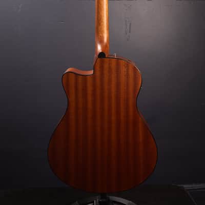 Ibanez AAM50CE Advanced Acoustic Auditorium Acoustic-Electric Guitar - Sapphire Blue Burst image 4