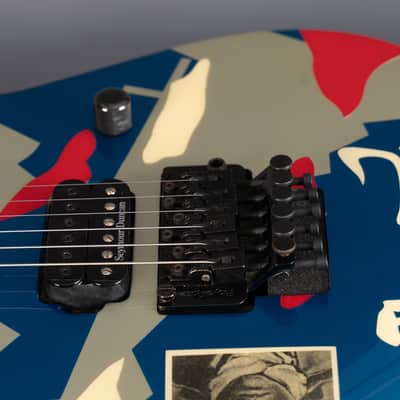 ESP Kamikaze II George Lynch Blue Camo 1989 image 15