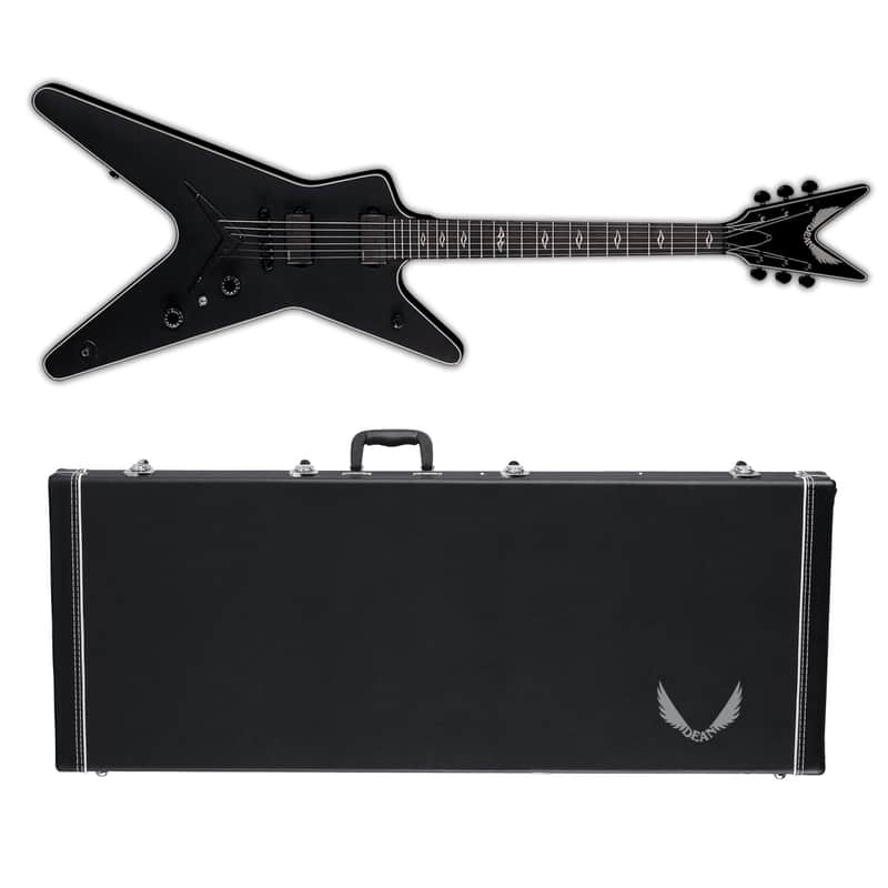 Dean ML Select Fluence Electric Guitar Black Satin + Hard Case BRAND NEW image 1