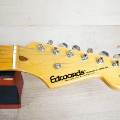 Edwards E-SE-100M/LT MIJ 2013 Black Seymour Duncan Pickups Lacquer Touch Finish ESP Japan w/ Bag image 3
