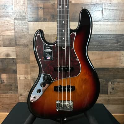 Fender American Professional II Jazz Bass, LEFT HANDED, 3-Color Sunburst, Hard Case, Free Ship, 361 image 1