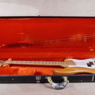 Fender Precision Bass 1975 Natural Vintage USA w/ OHSC image 2