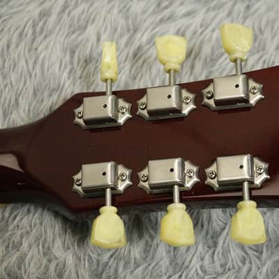 1990 made Greco EG-550 LP Standard   Old Cherry SB Bolt on Neck/Screamin Pickup Fujigen Factory Made in Japan image 16