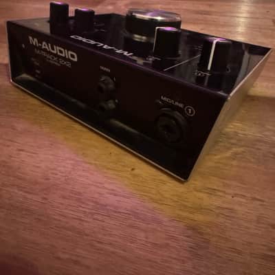 M-Audio M-Track 2x2M USB Audio/MIDI Interface 2010s - Black image 4