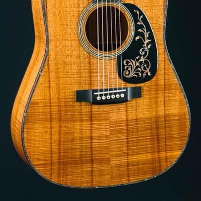 Martin D-45 Custom Tree of Life Premium Highly Flamed Koa NEW image 1