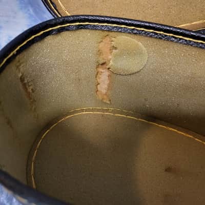 Vintage RARE 1970 Epiphone Branded Black Soft Shell Guitar Case image 11