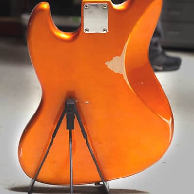 Garage Jazz Bass Candy Tangerine w/ Hepcat Pickups image 4