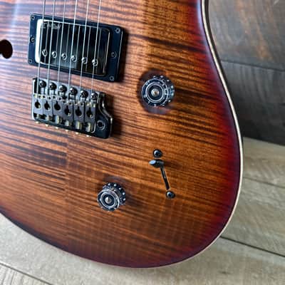 PRS Wood Library Custom 24 Fatback Semi-Hollow! - Satin Copperhead Cherryburst 423667 image 4