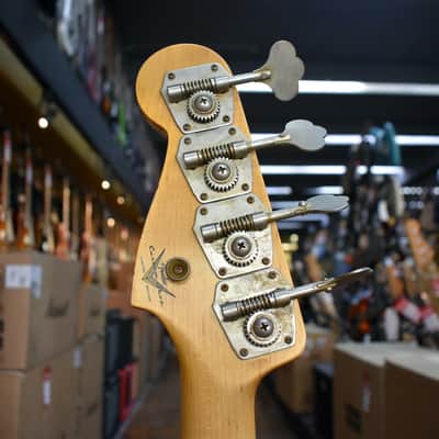 Fender Custom Shop Limited Edition 1962 Relic Precision Bass Aged Aztec Gold w/Hard Case image 8
