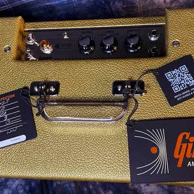 Mint MINT ! 2024 Gibson Falcon 5 1x10 Combo - Bizarre Guitar 50th Anniversary Limited Edition - Gold Top Vinyl Oxblood Grille - Celestion Creamback Speaker - Authorized Dealer image 9