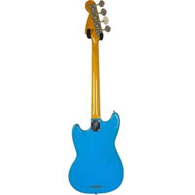 Fender Japan Mustang Bass 1997-2000 - Blue Repaint image 4
