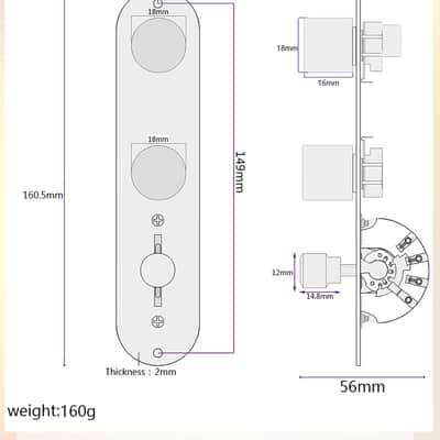 Prewired 4 Tone Guitar Control Plate Assembly, Loaded 3-way Blade Switch Push Pull Potentiometer Excellent CTS Pot Speed Knobs to Clarity Pickups, Chrome-09 image 3