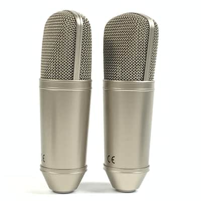 Behringer B-1 Lot of 2 Large Diaphragm Cardioid Condenser Microphone 2001 - Present - Nickel TGHM image 4