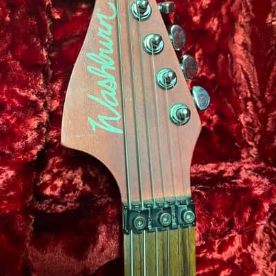 Washburn N2PSK Nuno Bettencourt Signature 2010s - Paduak Stain w/case image 10