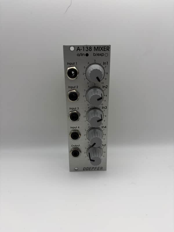 Doepfer A-138a "LIN" Mixer with Linear Pots 2010s - Silver image 1