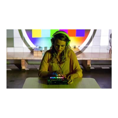 Roland MC-101 Compact Portable Four-Track Music Production Workstation 16 RGB Pads 64 Clips Groovebox with ZEN-Core Synthesis System, Built-In Effects, and Hands-On Controls image 6
