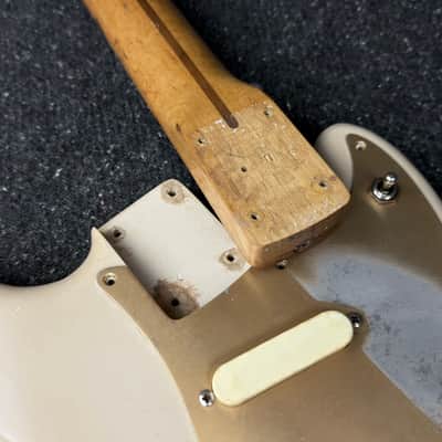 1958 Fender Duo-Sonic Desert Sand Original Vintage Finish Pickups+Pots with Case image 18