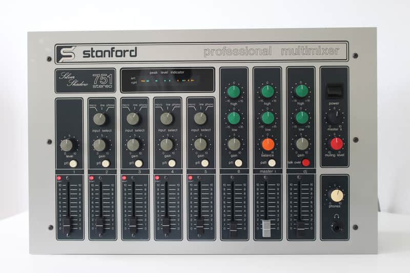 Stanford 751 "Silver Shadow" Analogue DJ Mixer image 1