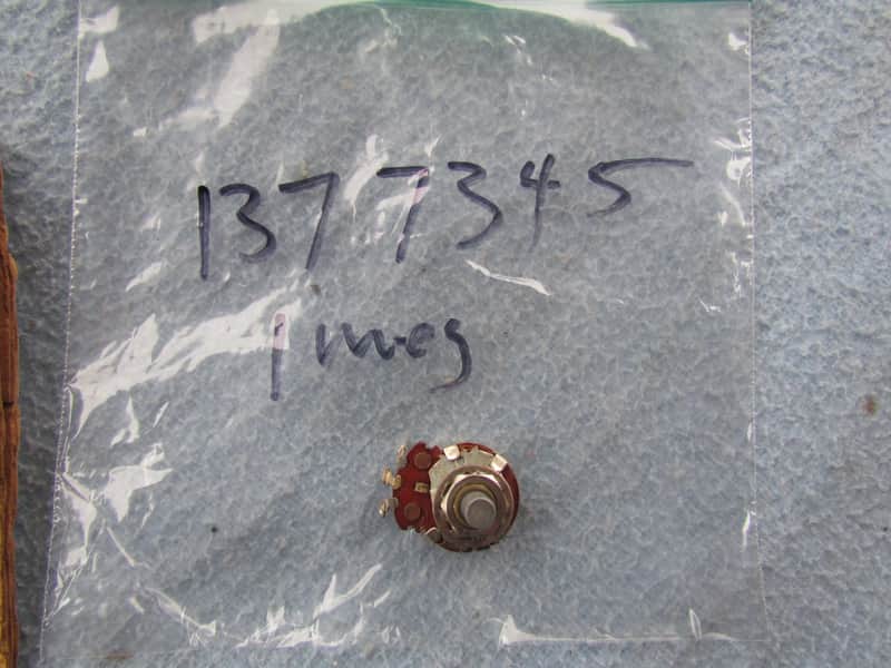 1973 CTS 1 Meg Potentiometer Vintage Solid Metal Shaft Potentiometer Genuine Vintage 1973 1 Meg Potentiometer image 1