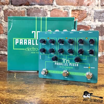 Electro-Harmonix Tri Parallel Mixer Effects Loop Mixer / Switcher *NEW* (2026 - Green) image 1