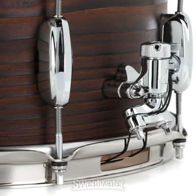 Tama TLJC146 STAR Reserve Solid Japanese Cedar 14 x 6-inch Snare Drum - Burnt Oiled Cedar (TLJC146BOCd3) image 6