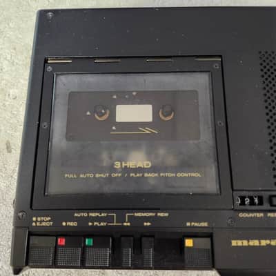 Super Clean Rebuilt Marantz PMD222 Full & 1/2 Speed Cassette Recorder with Case, OM and adapter image 4