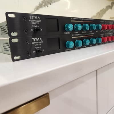 Dave Hill Designs Titan Compressor Limiter Stereo Pair 2016 - Black image 3