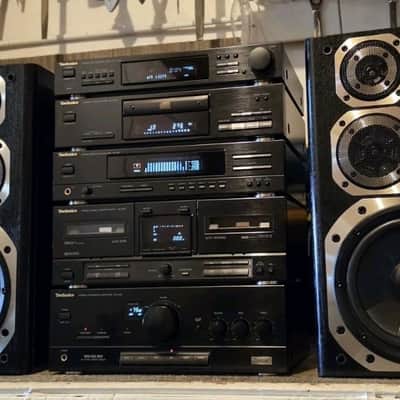 TECHNICS 7 PIECE COMPONENT HIFI STEREO SYSTEM/EQ/AMP/CD/TAPE/PHONO/ JAPAN image 11