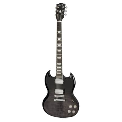 Gibson SG Modern Electric Guitar, Transparent Black Fade image 2