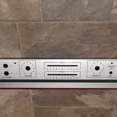Fender Rhodes Rail w/ faceplate & name plate logo for Suitcase 73 mark I janus tremolo preamp model image 2