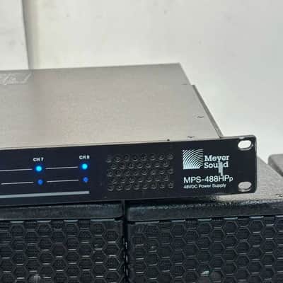 (8) Meyer Sound UP-4XP Speaker W/Phoenix 5pin (1) MPS-488HPp Power Supply #47. image 11