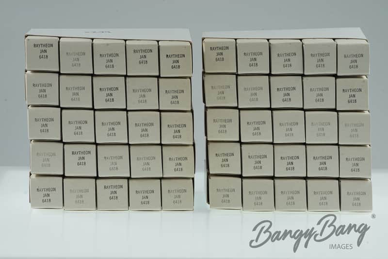 Lot 50 Vintage Military Raytheon JAN 6418 Premium Tube - BangyBang Tubes image 1