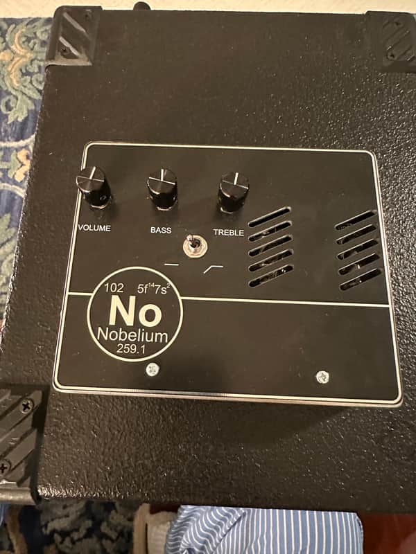 Nobelium Bass Preamp (Noble Preamp clone) 2023 - Black/Silver | Reverb