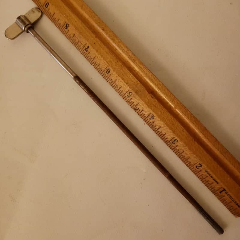 Leedy 8 3/4"Single-Tension Thumb Rod+Collar Walberg&Auge10-24Bass/Snare/Tom Drum image 1