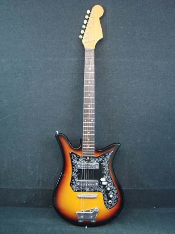 Vintage Teisco ET-200 Electric Guitar Tulip Body Made In Japan