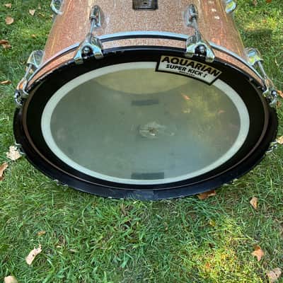 Gretsch USA 22x16 Bass Drum 1980s - Champagne Sparkle image 5