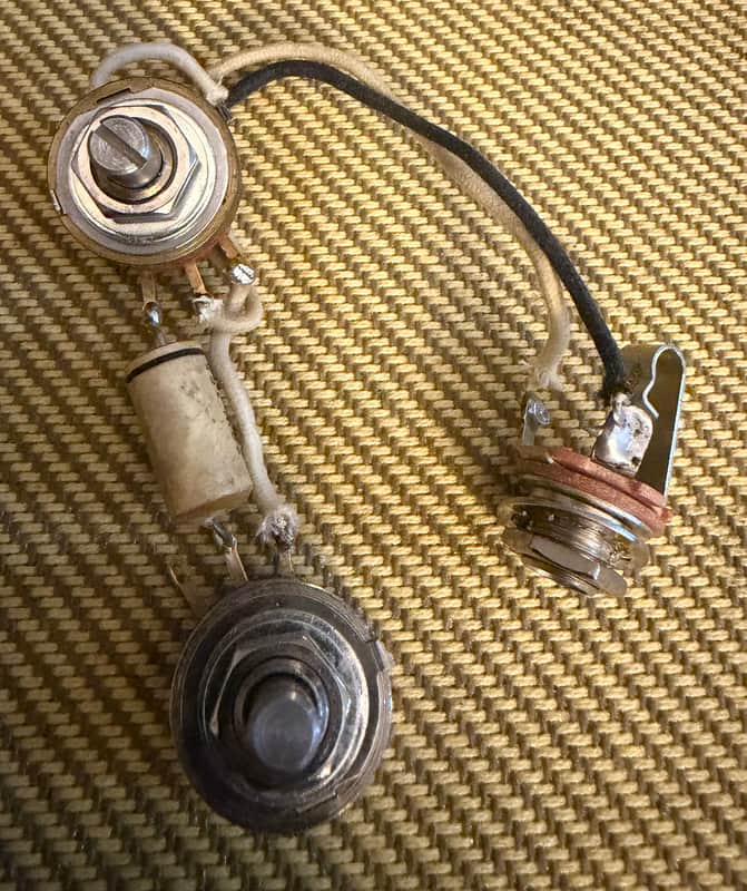 Alessandro Fender Custom Shop Nocaster Telecaster Tele PEC Pots Harness Assembly 250K 250 K 1950's 1960's Better Than Callaham Gotoh Allparts MJT Nash Glendale Gatton Buchanan Free Shipping!!!