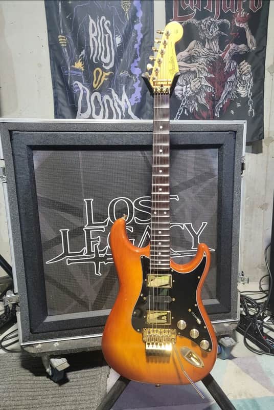 1990 Fender Stratocaster Made in Japan, with Scalloped Fretboard, German Floyd, & EMGs image 1