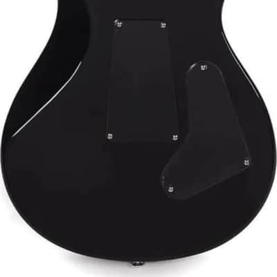 PRS SE Custom 24 Left-Handed Electric Guitar, Rosewood Fingerboard, Black Gold Sunburst image 3
