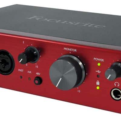 Focusrite Clarett+ 2Pre USB-C Audio Recording Interface, 2 Mic Preamps/JFET/ADAT image 2
