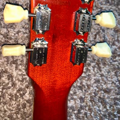 2008 Gibson Les Paul Traditional plus Burst flame top electric guitar made in usa ohsc image 10