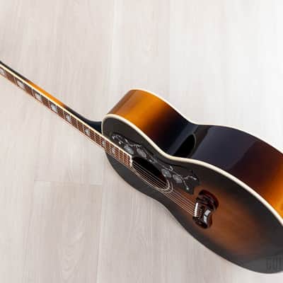 1992 Gibson J-200 Jumbo Acoustic Guitar Vintage Sunburst, Near-Mint w/ Case image 14