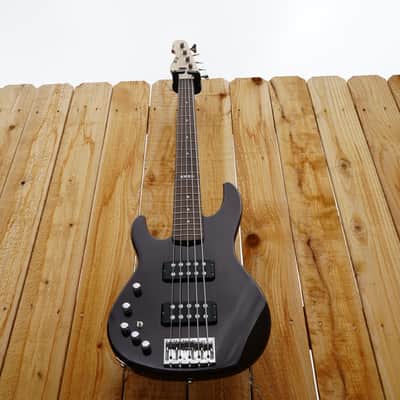ESP E-II AP-5 See Thru Black Left Handed 5-String Bass w/Case NOS image 1