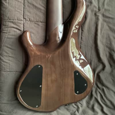 Muckelroy HMC 6 String Custom 2020 - Gloss black body and satin neck, lightweight, neck through image 10