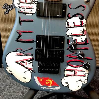 Fender Fender Tom Morello's "Arm The Homeless" Electric Guitar 2026 - ice blue metallic image 3