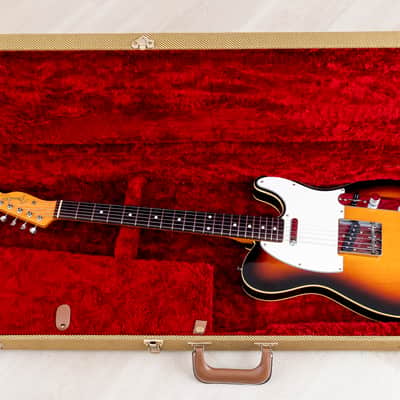 1990 Fender Telecaster Custom '62 Vintage Reissue TL62B-650 Sunburst w/ Case, Japan MIJ Fujigen imagen 21